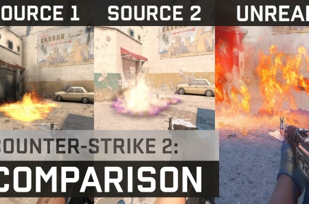 Как выглядит Counter-Strike на Source 1, Source 2 и Unreal Engine 5