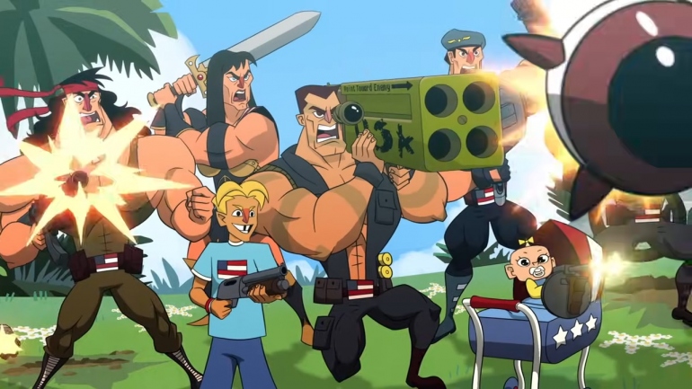 Пиксельный шутер Broforce получил финальное обновление Forever Пиксельный шутер Broforce получил финальное обновление Forever