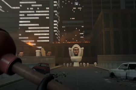 Skibidi Battle - Toilets Attack – туалетная битва по мотивам вирусного мема