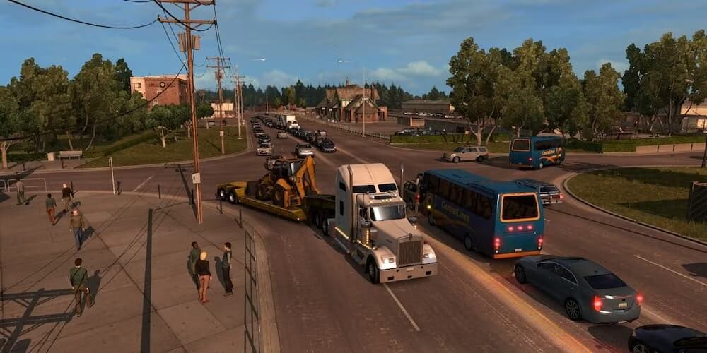 Модернизированный дальнобойщик. Лучшие моды American Truck Simulator Модернизированный дальнобойщик. Лучшие моды American Truck Simulator