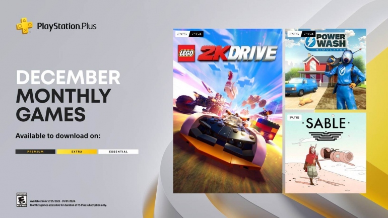   PlayStation Plus  : LEGO 2K Drive,  Sable  Powerwash Simulator