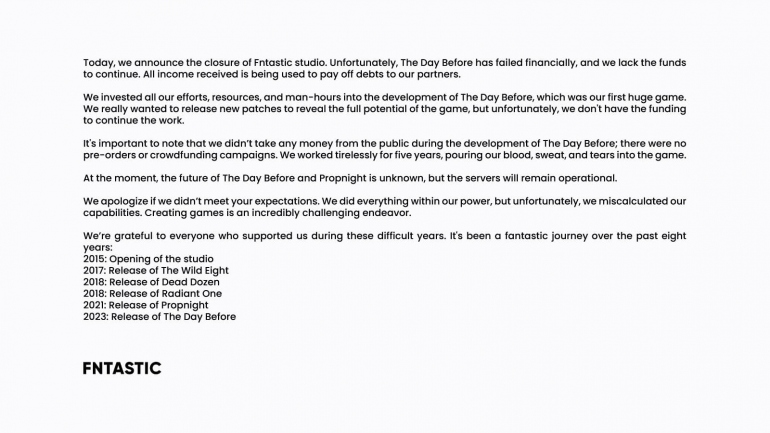   The Day Before      Fntastic