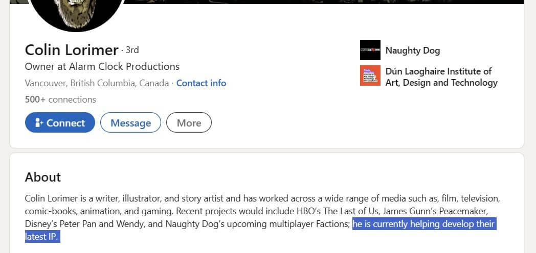 Sony готовит свежий эксклюзив. Студия Naughty Dog начала работу над новым IP Sony готовит свежий эксклюзив. Студия Naughty Dog начала работу над новым IP