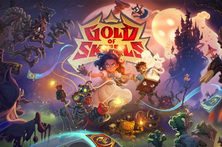 GOLD OF SKULLS – бесплатная ККИ в стиле темного фэнтези и с кладбищенской атмосферой