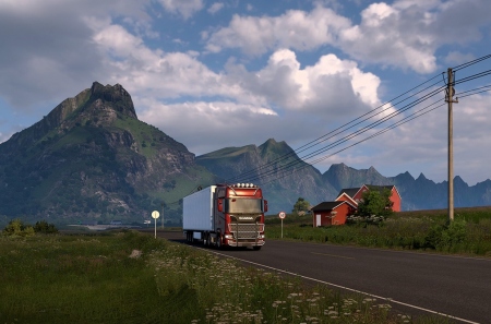 Euro Truck Simulator 2 получит дополнение с холодными пейзажами Северной Европы