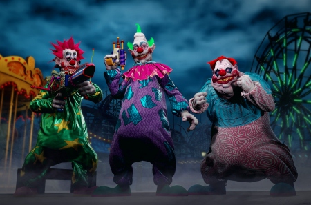 Асимметричный хоррор Killer Klowns from Outer Space вышел в предварительный релиз