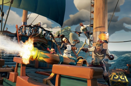 Пиратский MMO-экшен Sea of Thieves вышел на PlayStation 5