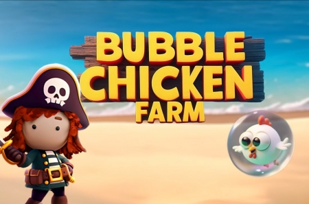 Bubble Chicken Farm – приключенческий симулятор фермы с пиратом, решившим превратить тропический остров в сельский рай