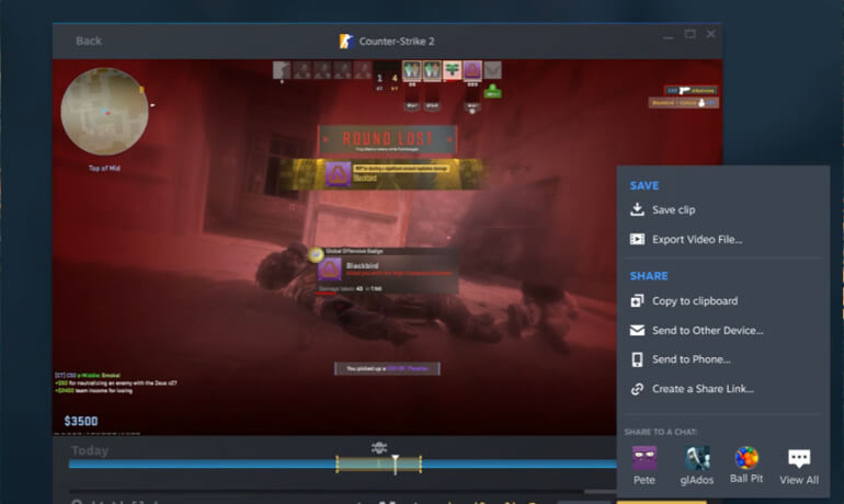 Valve добавила в Steam функцию записи видео и пару фич для нее Valve добавила в Steam функцию записи видео и пару фич для нее
