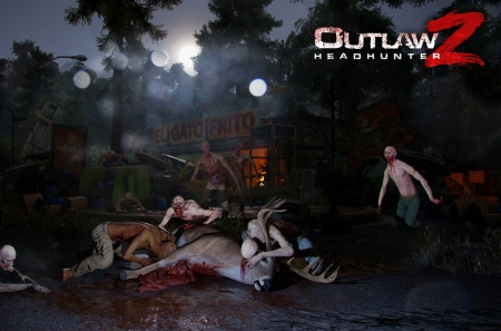OutlawZ: Headhunter – соревновательный зомби-шутер с самыми быстрыми в мире мутантами