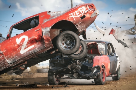 Wreckfest 2 – зубодробительный гоночный экшен с контактными заездами и разрушением транспорта