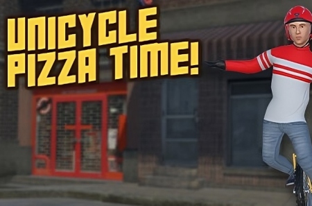 Unicycle Pizza Time!
