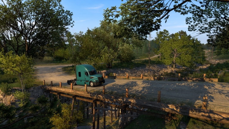 В симулятор дальнобойщика American Truck Simulator добавили штат Арканзас и знаменитую реку Миссисипи В симулятор дальнобойщика American Truck Simulator добавили штат Арканзас и знаменитую реку Миссисипи