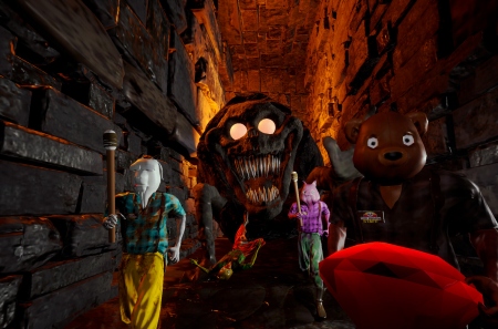 В Steam выйдет кооперативный хоррор Escape Toon Kingdom, в котором игроки превратятся в маскотов из кошмарного парка аттракционов