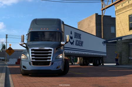 В American Truck Simulator добавили обучающий режим Driving Academy