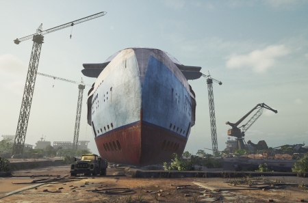 Для симулятора демонтажа Ship Graveyard Simulator 2 выйдет дополнение с тремя колоссальными пассажирскими лайнерами