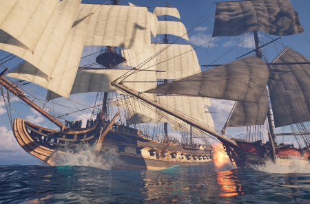 Анонсирована бесплатная MMO Crosswind про жизнь и приключения пиратов
