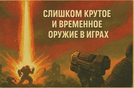 Слишком крутое и временное оружие в играх