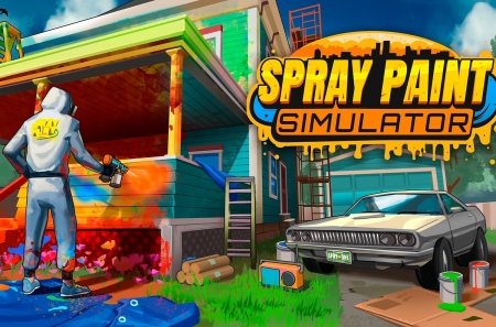 Spray Paint Simulator – разноцветный симулятор покраски автомобилей, улиц и домов