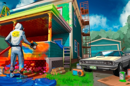 Spray Paint Simulator