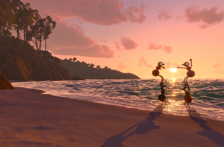 Первый геймплей Big Walk, чудной кооперативной головоломки от авторов Untitled Goose Game