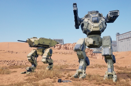 Открыто тестирование меха-экшена Engines Of Destruction в Steam