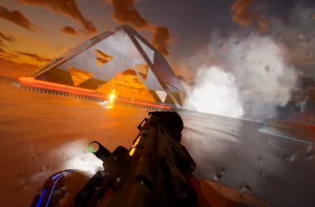 Шутер Echo Point Nova получил обновление с серфингом и новой картой