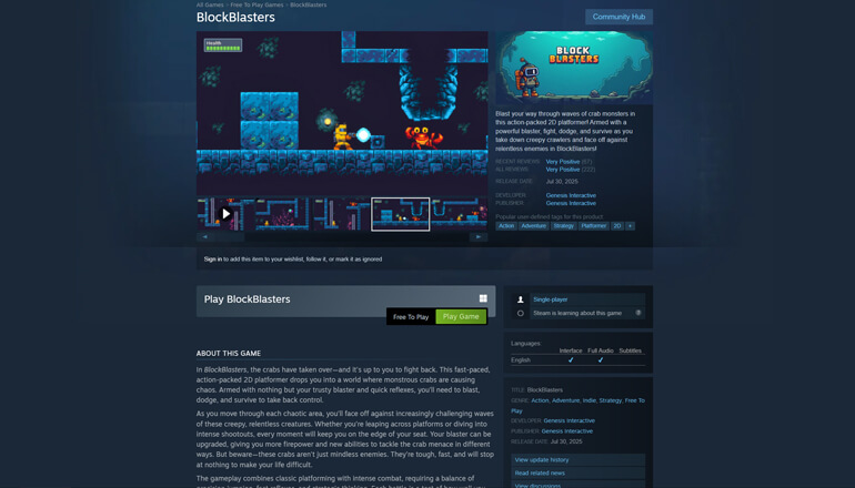 Платформер BlockBlasters украл $150 тысяч у пользователей Steam Платформер BlockBlasters украл $150 тысяч у пользователей Steam