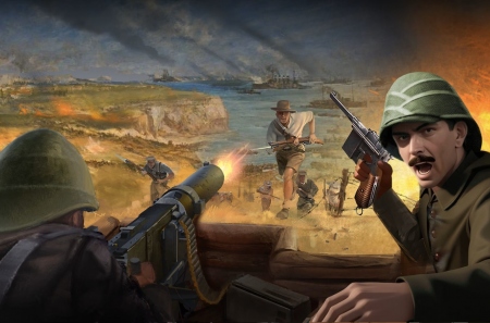 Beach Invasion 1915-Gallipoli               