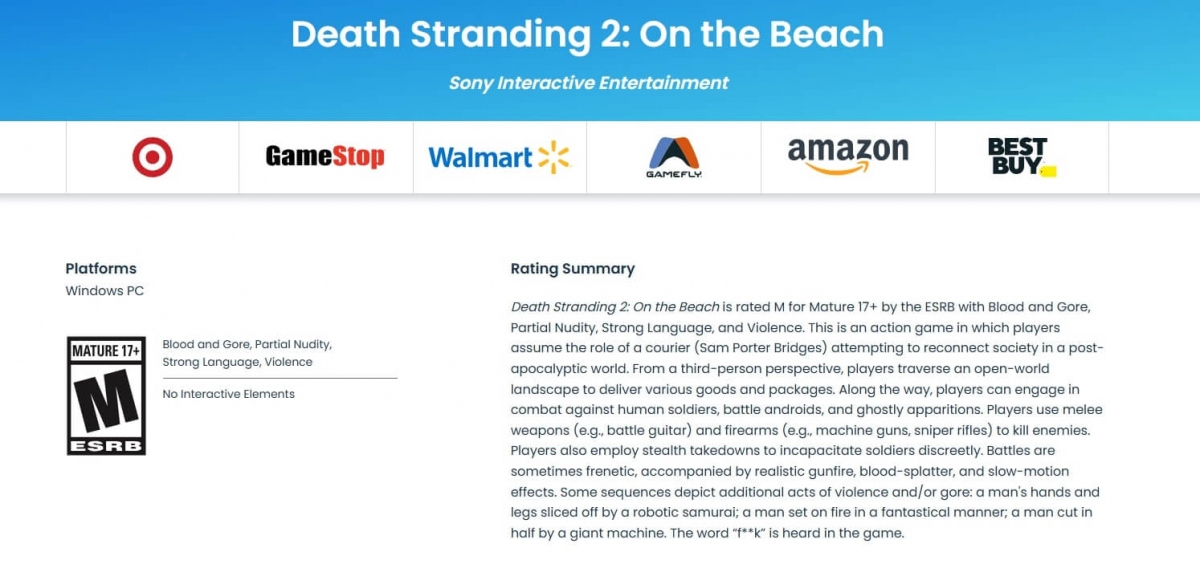   . Death Stranding 2: On the Beach    