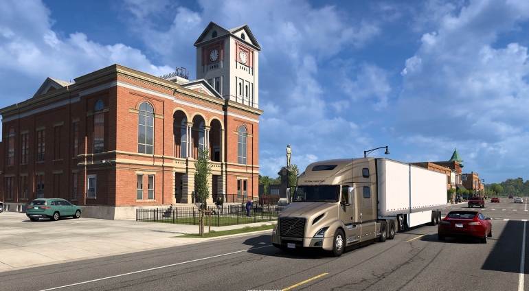 ������������ American Truck Simulator �������� ������ ��������� � �������� ����������� ���������� Illinois
